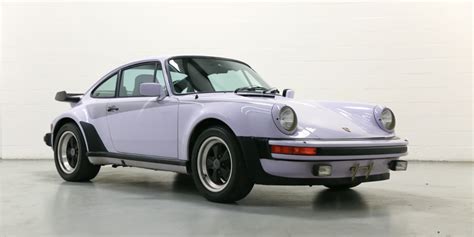 This Spotless Porsche 911 Turbo Is the Perfect Shade of Purple