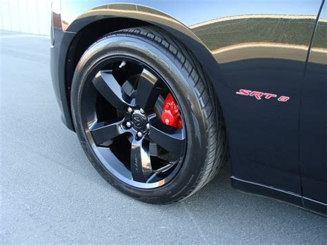 DODGE CHARGER SRT BLACK CHROME rims with red calipers #Rvinyl loves ...