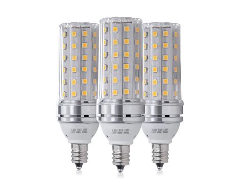 E12 LED Bulbs 16W LED Candelabra Bulb 120 Watt Equivalent 1400lm Decorative Candle Base E12 Non ...