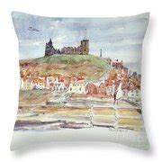 Whitby Abbey View Painting by Sheila Vickers - Pixels