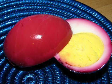 Pretty Pink Pickled Eggs with Beets and Onions - For the Love of Food