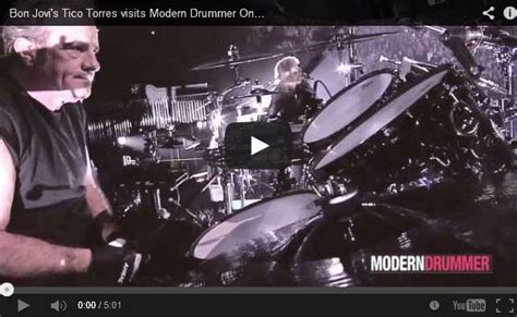 Bon Jovi’s Tico Torres visits Modern Drummer Online (VIDEO) in this exclusive interview Modern ...