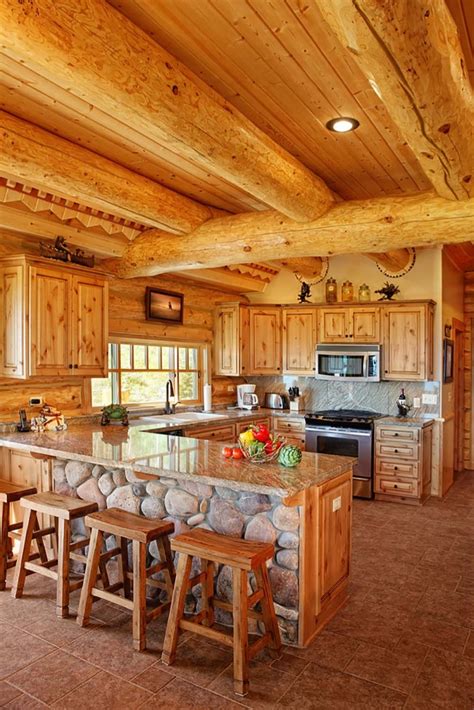 Beautifully Natural Log Home Interiors - Page 2 of 4