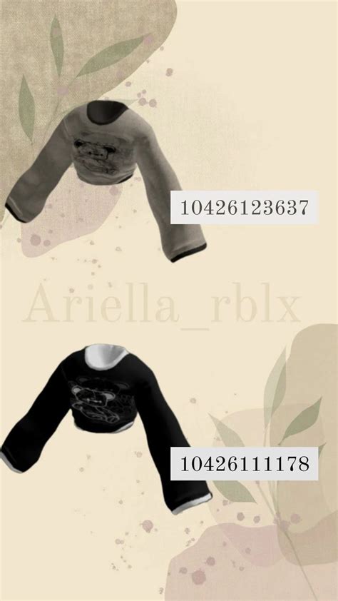 Bloxburg cute sweaters codes | Roblox codes, Roblox roblox, Roblox