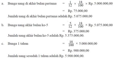 Pengertian Dan Rumus Bunga Tunggal Beserta Contohnya | teori belajar