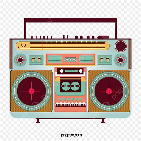 Radio Retro Vector Hd PNG Images, Vector Retro Radio, Yellow, Vintage, Reminiscence PNG Image ...