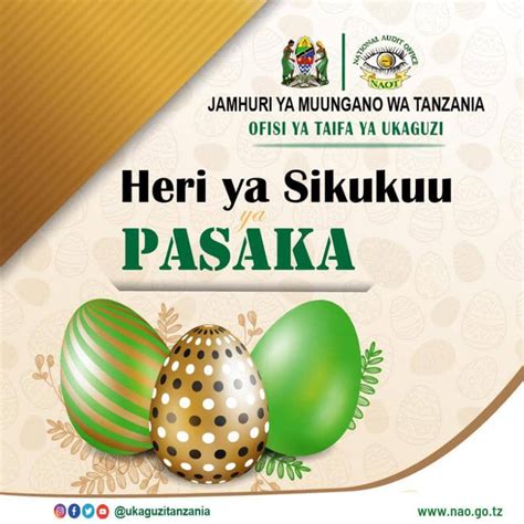 HERI YA SIKUKUU YA PASAKA | National Audit office of Tanzania (NAOT)