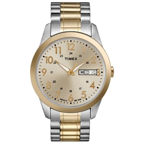 Timex Men's T2M935 Elevated Classics Dress Stainless Steel Expansion ...