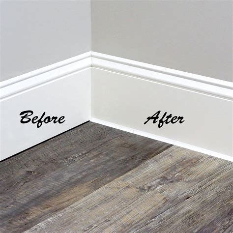 InstaTrim, 3/8" x 50', White, Flexible, Self-Adhesive Trim Strip - Cover Gaps Around Walls ...