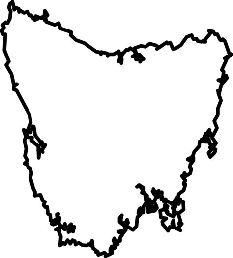 Tasmania Map Australia · Free vector graphic on Pixabay