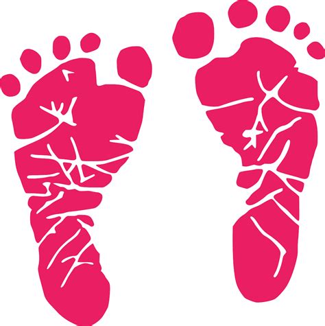 SVG > barefoot announcement steps infant - Free SVG Image & Icon. | SVG Silh