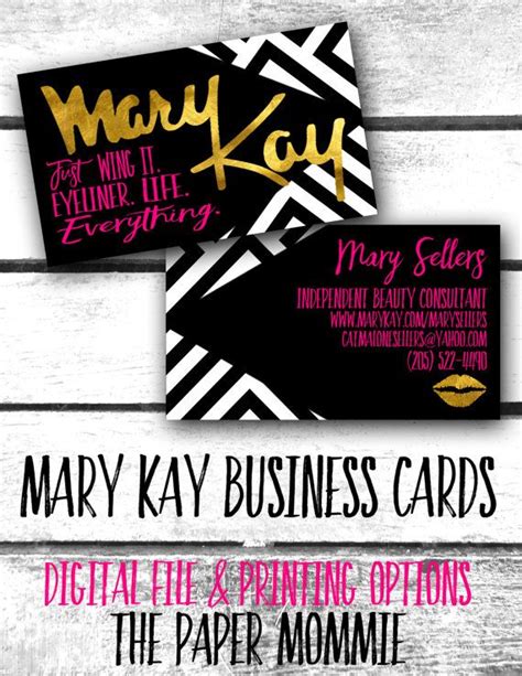 Mary Kay Business Cards / Mary Kay Business Card 04 | Tarjetas de presentacion ... : Design ...