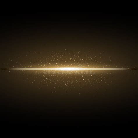 Glowing Line with Sparks, Light Effect, White Color Stock Vector - Illustration of bright, gleam ...