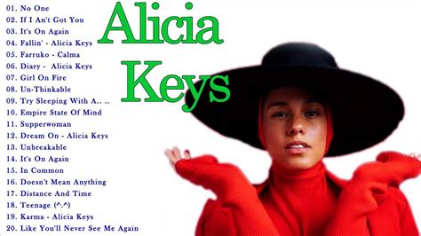 Alicia Keys Best Songs 2021 - Alicia Keys Greatest Hits 2021😘 in 2022 ...