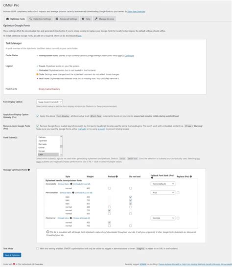 Boostez la confidentialité et la vitesse de votre site avec OMGF