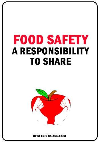 110 Catchy Food Safety Slogans with Puns & Mottos