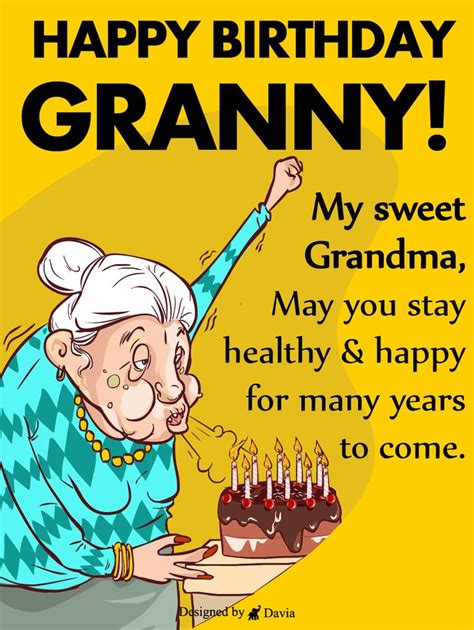 Grandma Blows The Candles – Happy Birthday Grandmother Cards | Birthday & Greeting Cards by ...