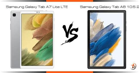 Compare Samsung Galaxy Tab A7 Lite LTE vs Samsung Galaxy Tab A8 10.5 2021 specs and Malaysia ...