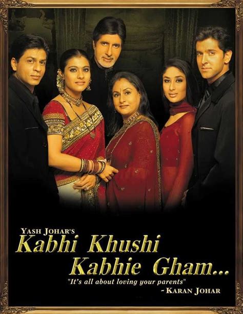 Kabhi Khushi Kabhie Gham... (2001) in 2019 | Hindi movie song, Best bollywood movies, Hindi ...