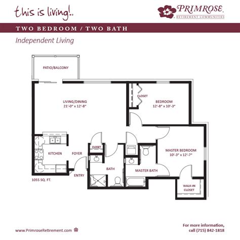 Senior Living Floor Plans | Primrose Wausau WI