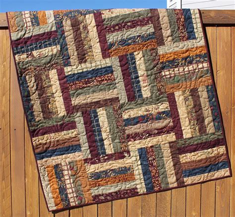 Big Fences Pattern Lap Quilt Pattern Beginner Quilt Pattern