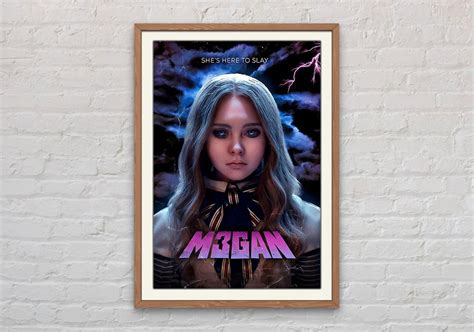 M3gan Poster, Megan Movie 2023 Poster, Megan Dance Print Art By Thien