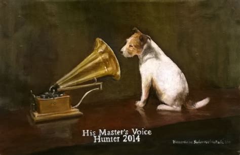 his masters voice, Hunter 2014. My acrylic painting | Painting, Acrylic painting, Original art