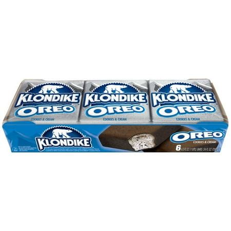 Klondike Oreo Ice Cream Bars, 4 oz, 6 count - Walmart.com