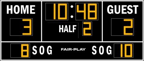 SC-8114-2 Soccer Scoreboard - Fair-Play Scoreboards
