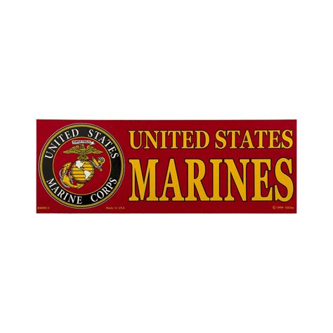 United States Marines Bumper Sticker - Devil Dog Depot