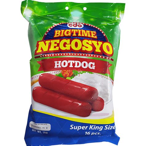 CDO Bigtime Hotdog Super King Size | 1kg | Hotdogs | Walter Mart