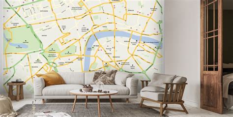 London Map Wallpaper | Wallsauce US