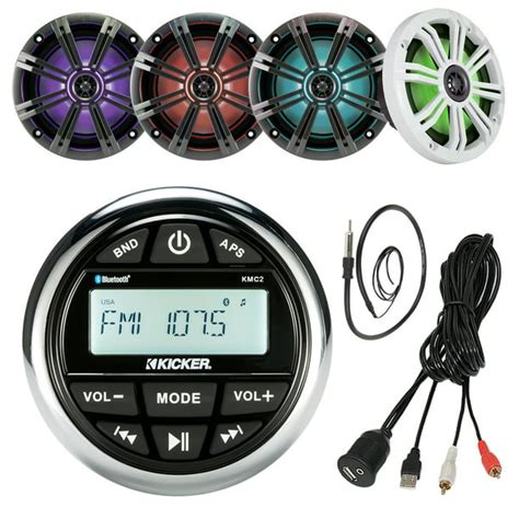 16'-25' Bay Boat Kicker Marine System Includes: CD Receiver with ...