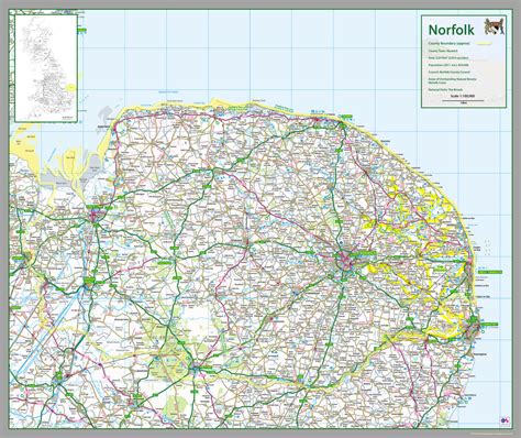 Norfolk County Map | I Love Maps