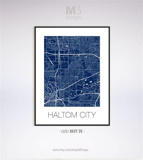 Haltom City Texas Haltom City TX Map Haltom City Map Haltom | Etsy