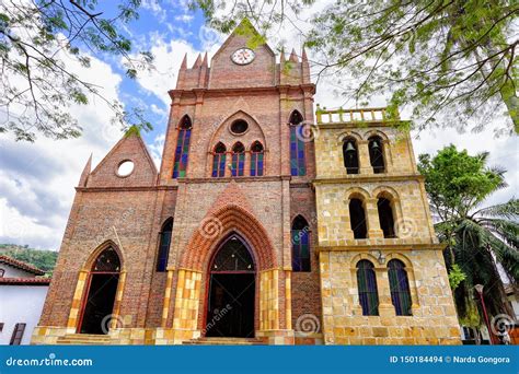 Valle De San Jose Church View in Santander, Colombia Stock Photo ...