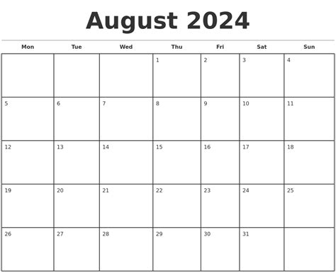 Calendar August 2024 Free Download Best Amazing Incredible - January ...