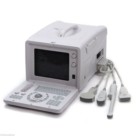 10'' Portable Ultrasound Scanner Machine Convex Viginal Probe 3 D Ultr ...