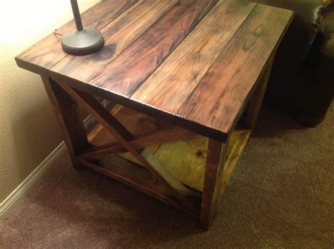 Ana White | Rustic X End Table - DIY Projects