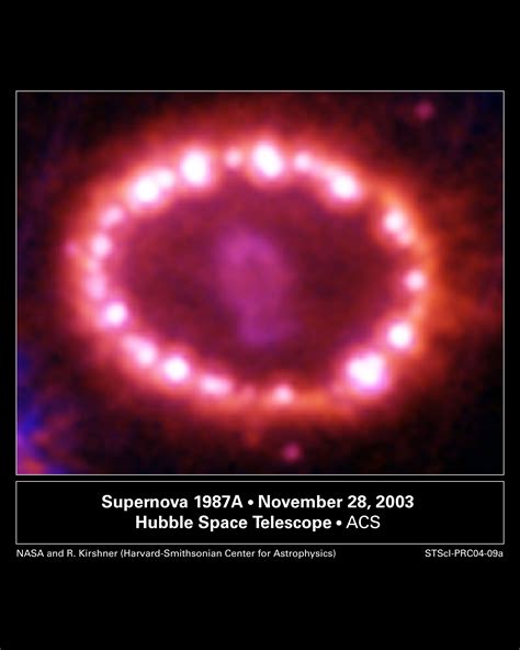 Supersonic Shock Wave Heats Gas Ring Around Supernova 1987A (SN1987A ...