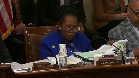 Congresswoman Sheila Jackson Lee criticized for saying impeachment is not meant to be used for ...