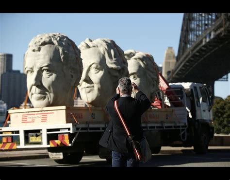 Statues of The Grand Tour presenters Jeremy Clarkson, Richard Hammond ...