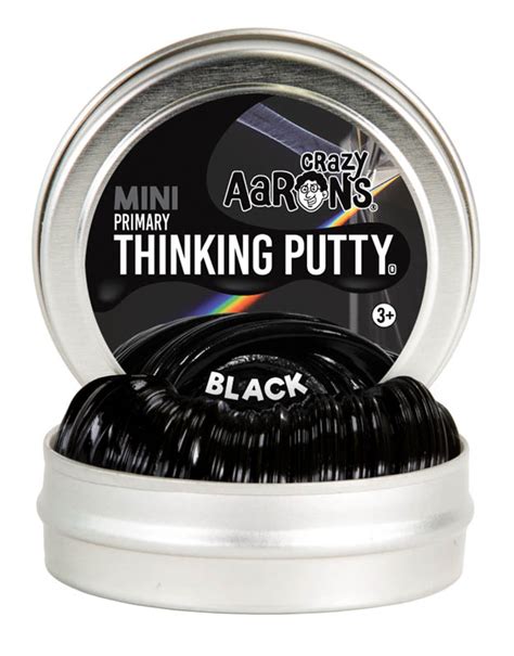 Black Putty - Small Tin | Crazy Aaron's Puttyworld