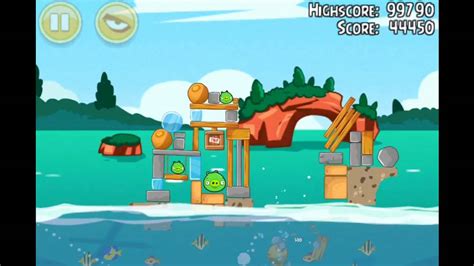 Angry Birds Seasons Piglantis 1-10 three star walkthrough - YouTube