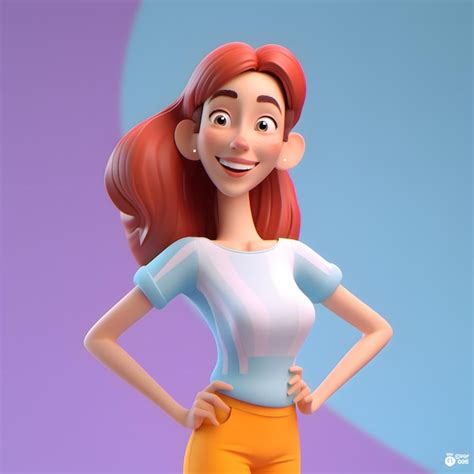 Premium AI Image | Disney style 3D cartoon characters
