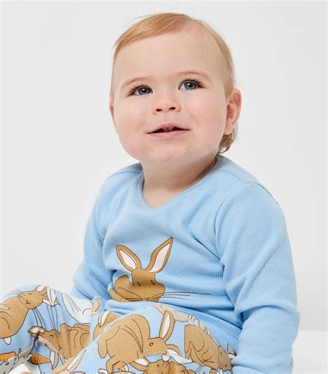 Family Matching Baby Boys Easter Bunny Cotton Rib Pyjama Set | Target Australia