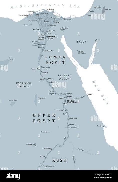 Ancient Egypt Map Nile Delta