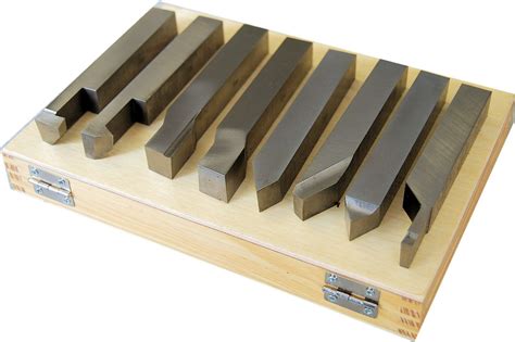 Set of 8 SCT Solid HSS Lathe Turning Tools 16 mm Square