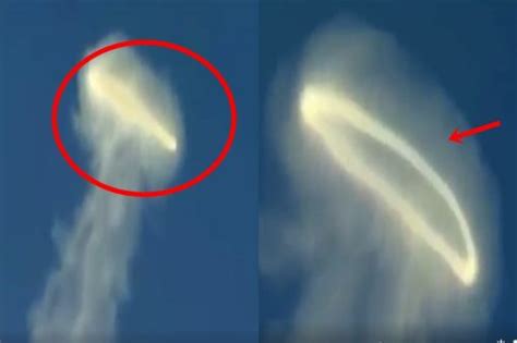 Strange Jellyfish-Shaped Cloud Floating In The Sky Sparks Debate On Social Media