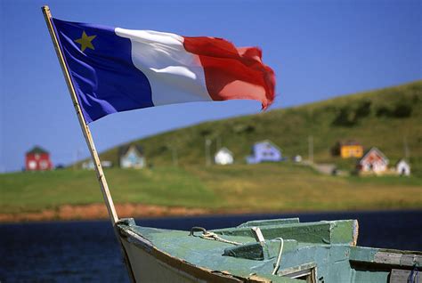 Acadian Flag, La Petite Baie, Magdalen Photograph by John Sylvester